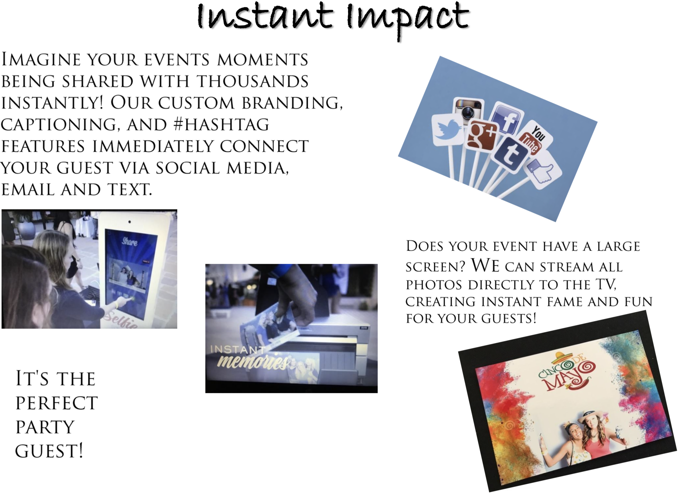 Selfie Booth Package